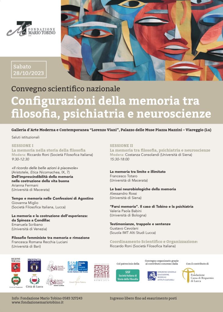 Locandina per ill congresso sulla memoria
